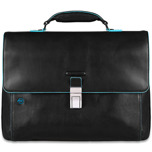 Портфель Piquadro Blue Square CA3111B2/N черный натур.кожа